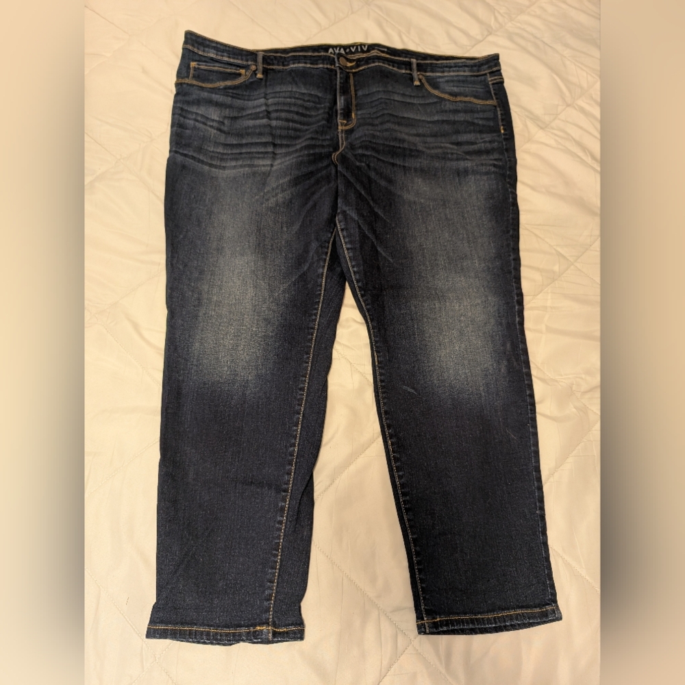 Ava & Viv Blue Jeggings